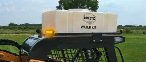 skid steer on water|skid steer water tank.